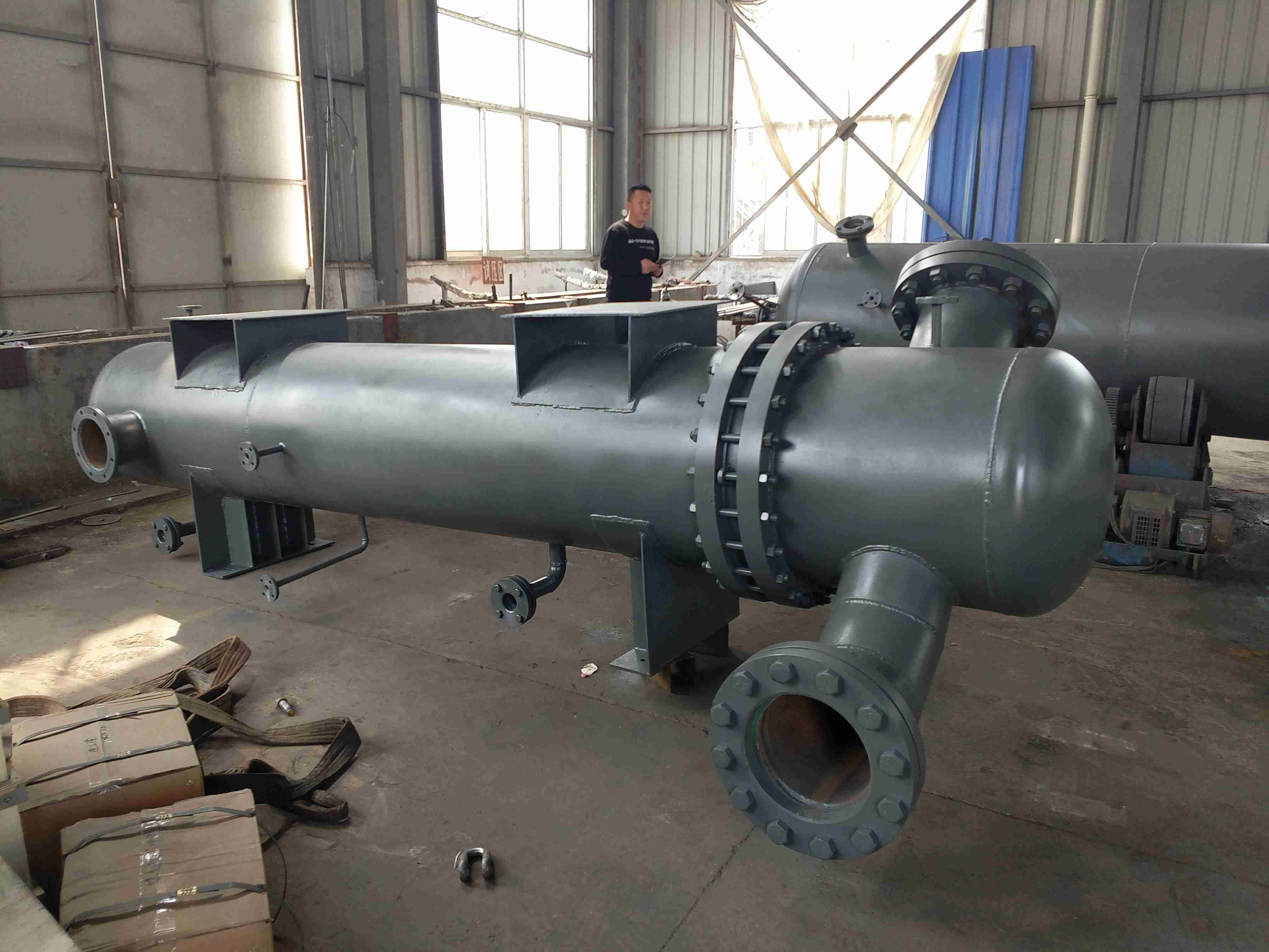 Exhaust energy collector, also known as deaerator waste heat recovery device